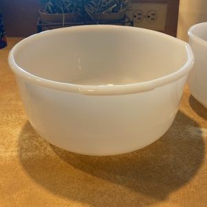 Vintage Retro Sunbeam Glasbake bowl set for mixer